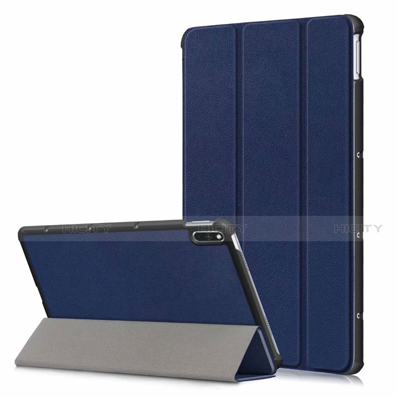 Funda de Cuero Cartera con Soporte Carcasa L06 para Huawei MatePad 5G 10.4 Azul