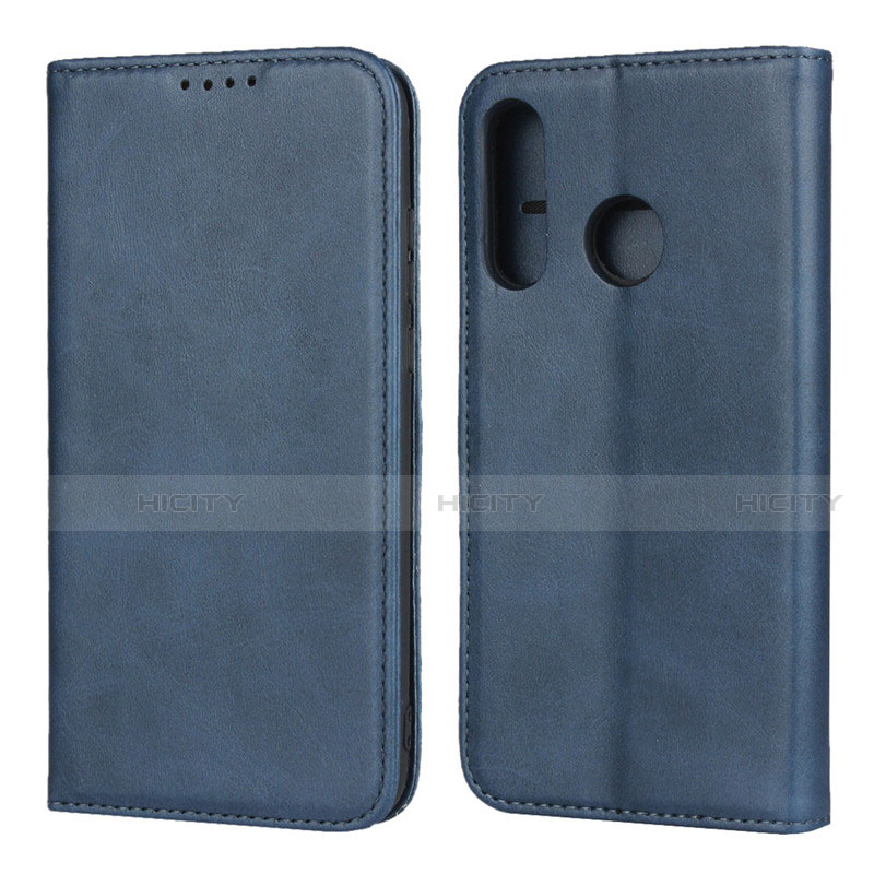 Funda de Cuero Cartera con Soporte Carcasa L06 para Huawei P30 Lite Azul