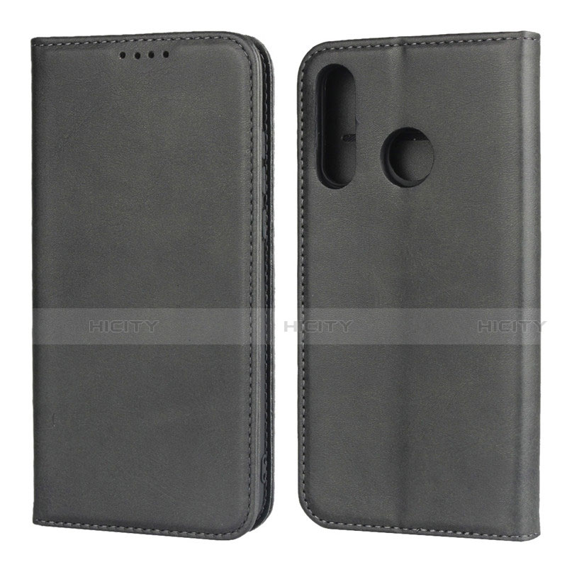 Funda de Cuero Cartera con Soporte Carcasa L06 para Huawei P30 Lite XL Negro