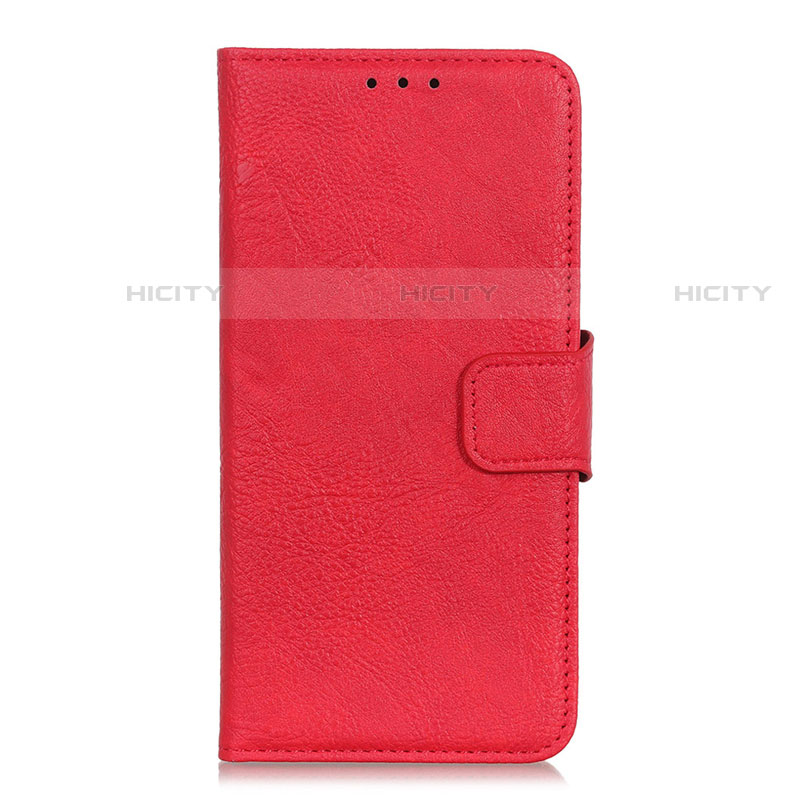 Funda de Cuero Cartera con Soporte Carcasa L06 para OnePlus 7T Pro Rojo