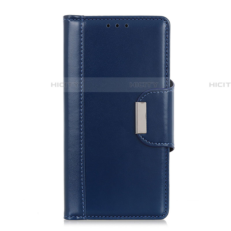 Funda de Cuero Cartera con Soporte Carcasa L06 para Oppo A91 Azul