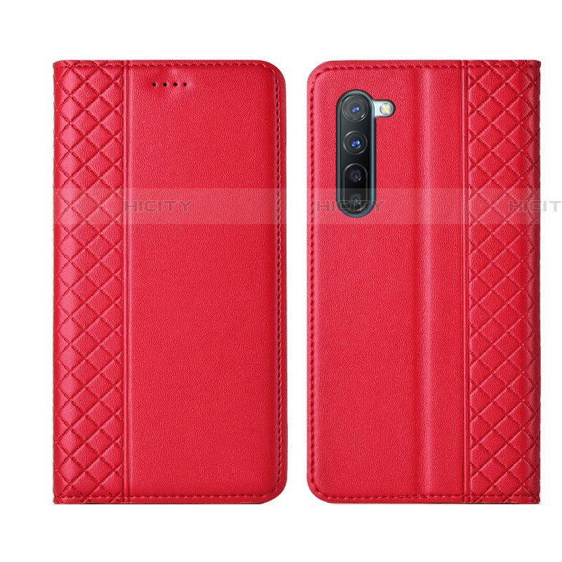 Funda de Cuero Cartera con Soporte Carcasa L06 para Oppo Reno3