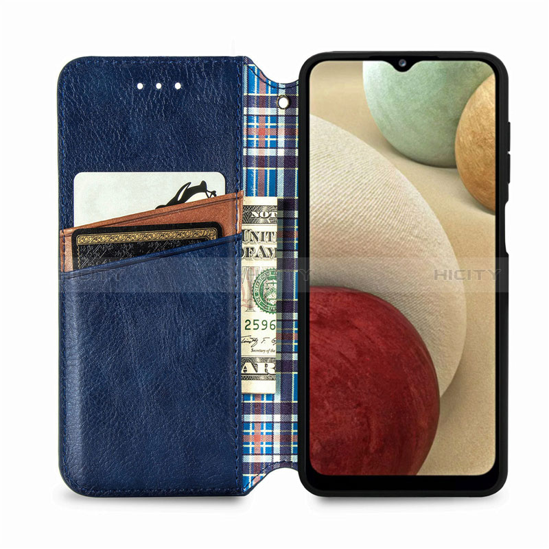 Funda de Cuero Cartera con Soporte Carcasa L06 para Samsung Galaxy A12 5G