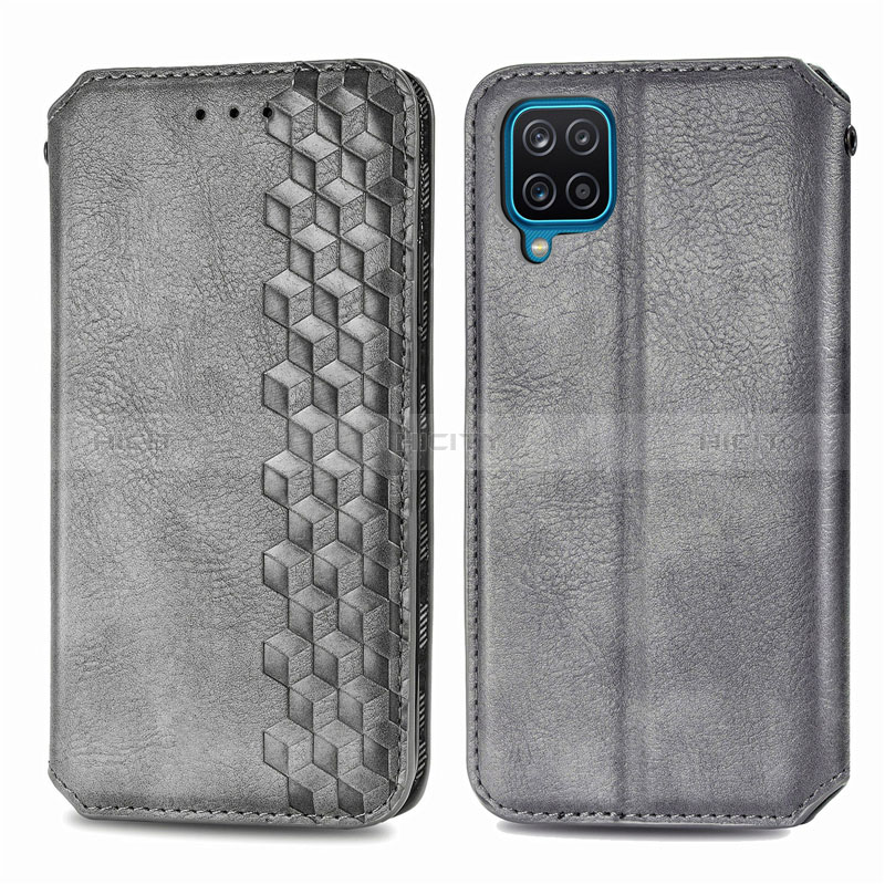 Funda de Cuero Cartera con Soporte Carcasa L06 para Samsung Galaxy F12