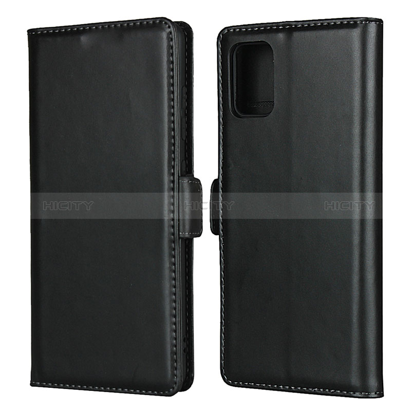 Funda de Cuero Cartera con Soporte Carcasa L06 para Samsung Galaxy M40S Negro