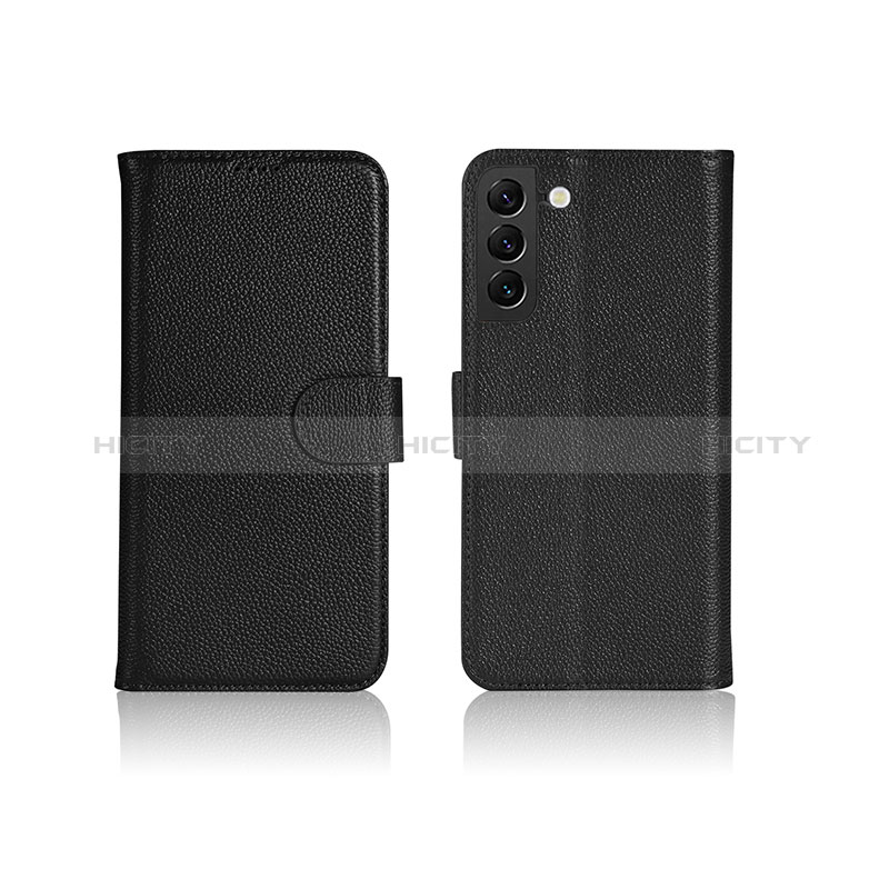 Funda de Cuero Cartera con Soporte Carcasa L06 para Samsung Galaxy S24 Plus 5G Negro