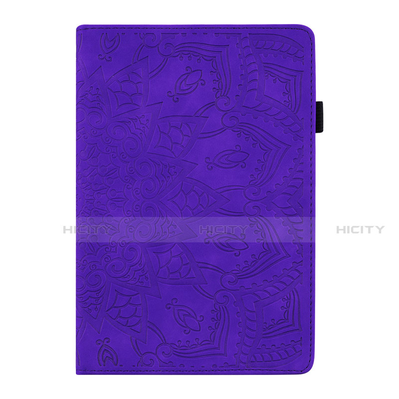 Funda de Cuero Cartera con Soporte Carcasa L06 para Samsung Galaxy Tab S6 Lite 10.4 SM-P610 Morado