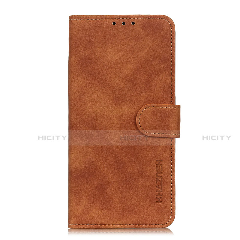 Funda de Cuero Cartera con Soporte Carcasa L06 para Xiaomi Poco X3 NFC Marron Claro