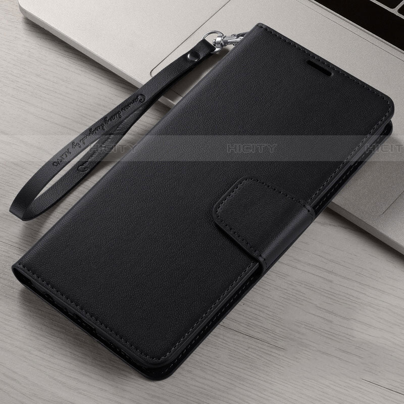 Funda de Cuero Cartera con Soporte Carcasa L06 para Xiaomi Redmi 8A Negro