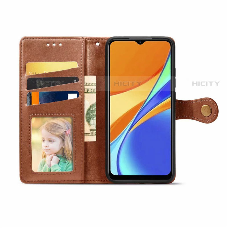 Funda de Cuero Cartera con Soporte Carcasa L06 para Xiaomi Redmi 9 India