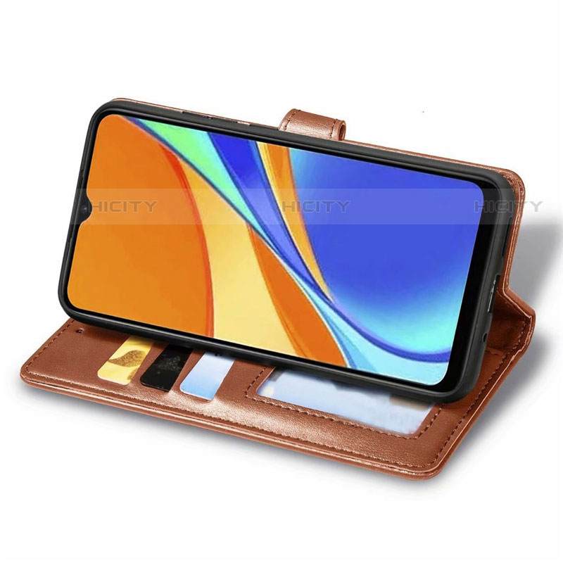 Funda de Cuero Cartera con Soporte Carcasa L06 para Xiaomi Redmi 9 India