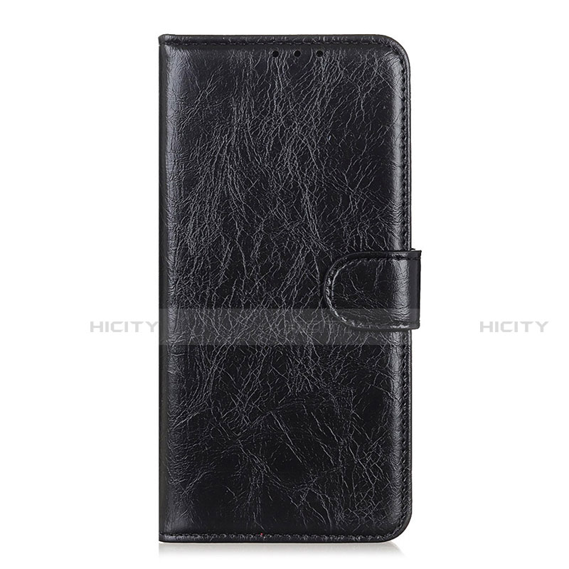 Funda de Cuero Cartera con Soporte Carcasa L06 para Xiaomi Redmi 9 Prime India Negro