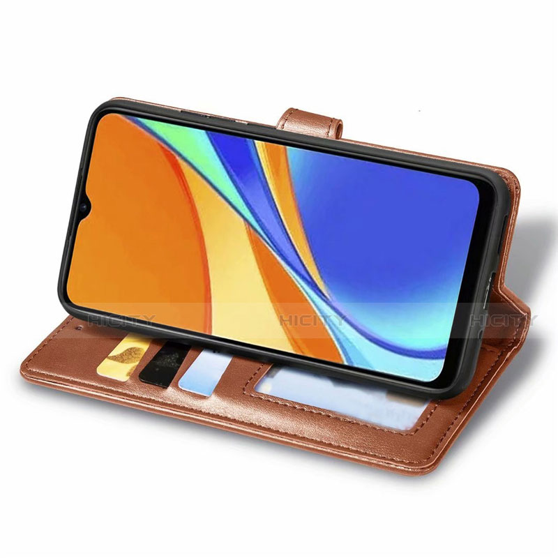 Funda de Cuero Cartera con Soporte Carcasa L06 para Xiaomi Redmi 9C NFC