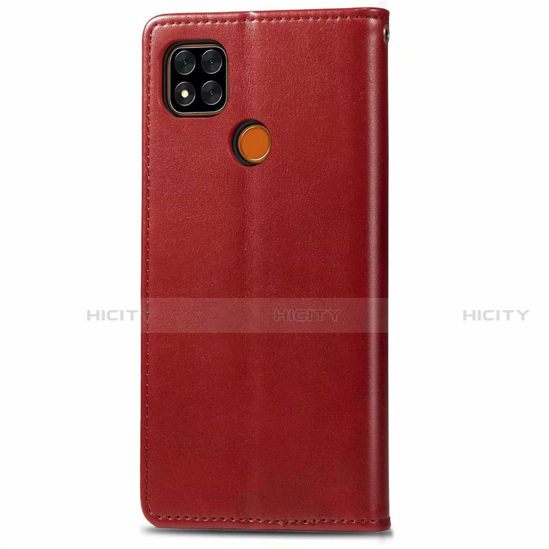 Funda de Cuero Cartera con Soporte Carcasa L06 para Xiaomi Redmi 9C NFC