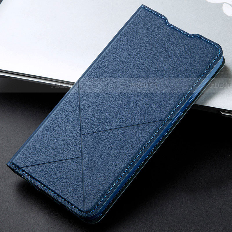 Funda de Cuero Cartera con Soporte Carcasa L06 para Xiaomi Redmi K30 5G Azul