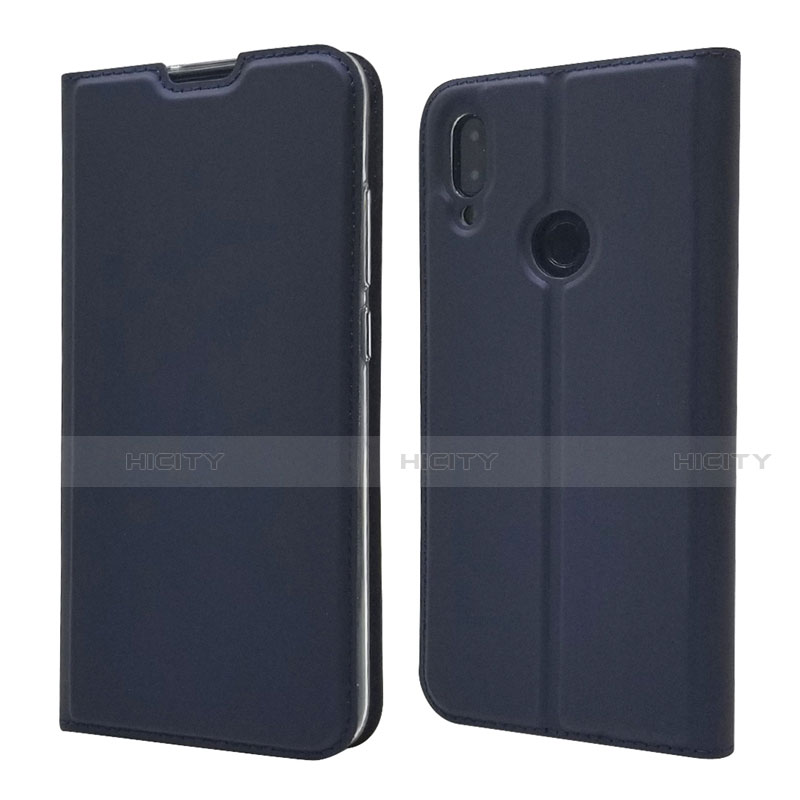 Funda de Cuero Cartera con Soporte Carcasa L06 para Xiaomi Redmi Note 7 Azul