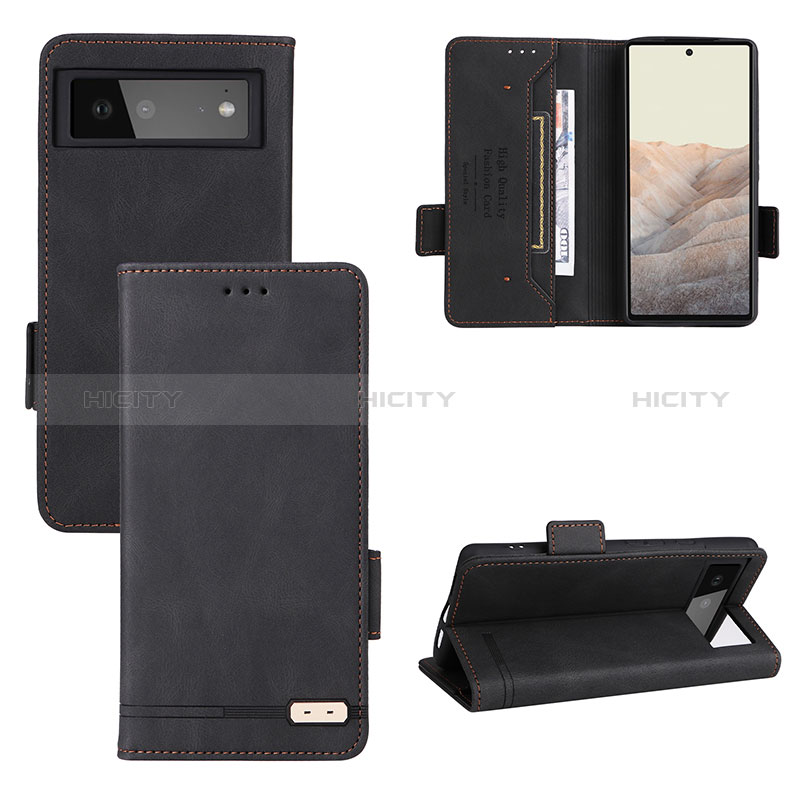 Funda de Cuero Cartera con Soporte Carcasa L06Z para Google Pixel 6 5G