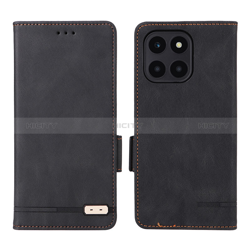 Funda de Cuero Cartera con Soporte Carcasa L06Z para Huawei Honor X6a