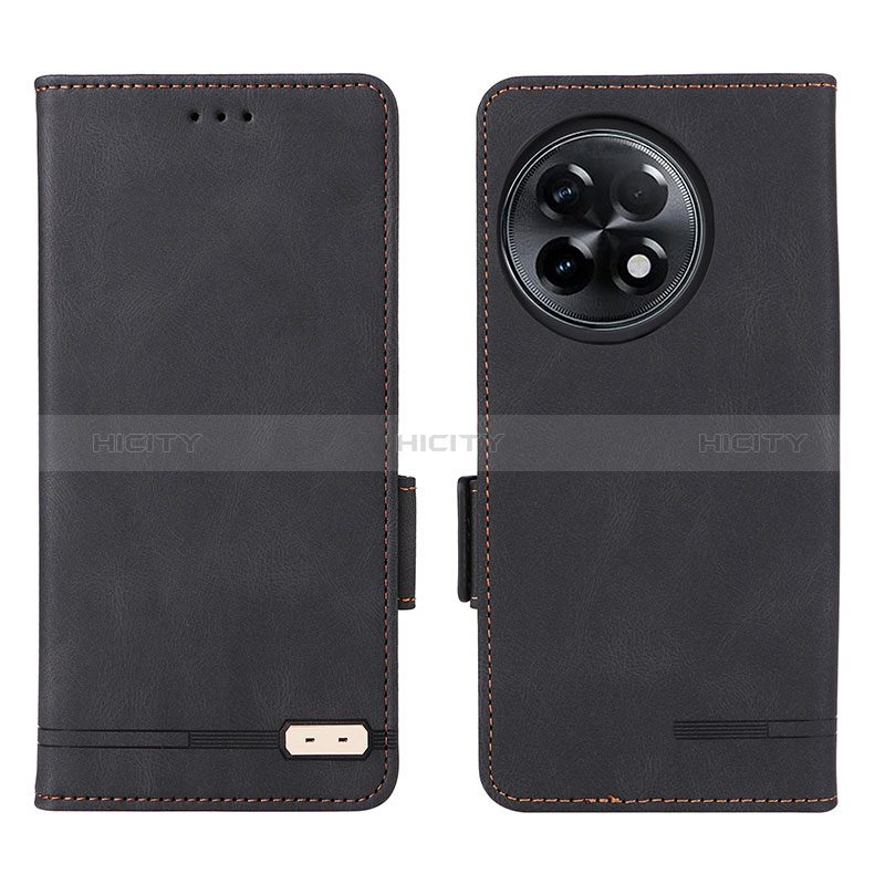 Funda de Cuero Cartera con Soporte Carcasa L06Z para OnePlus Ace 2 5G Negro