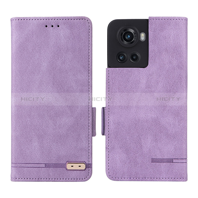 Funda de Cuero Cartera con Soporte Carcasa L06Z para OnePlus Ace 5G Morado