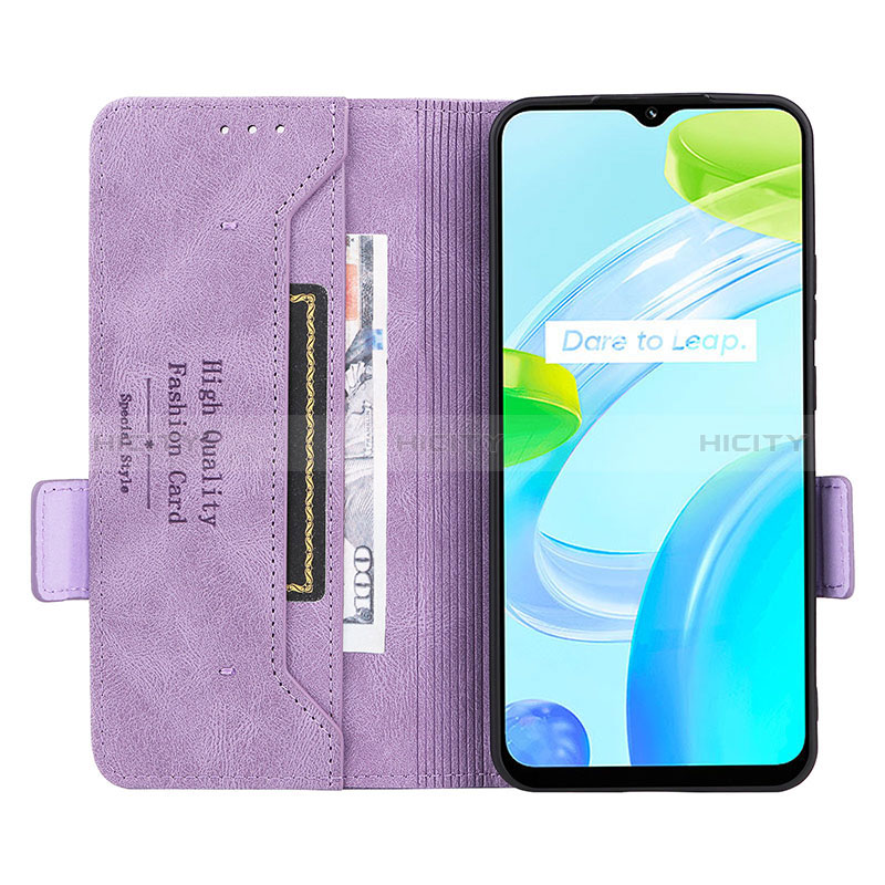 Funda de Cuero Cartera con Soporte Carcasa L06Z para Realme C30