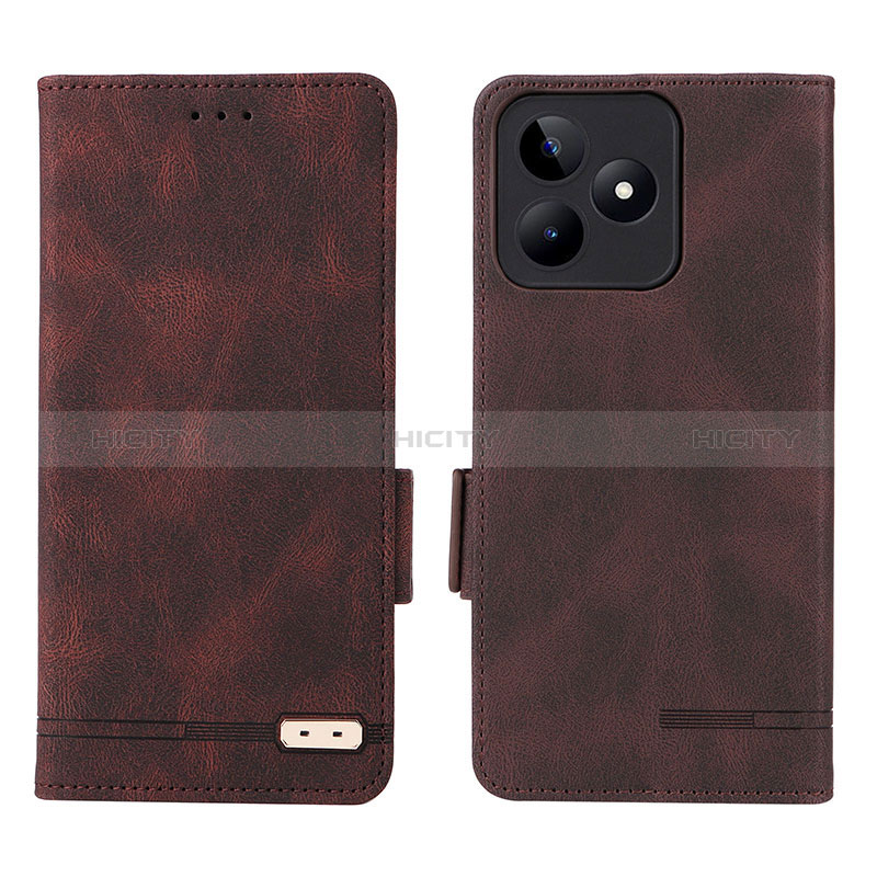 Funda de Cuero Cartera con Soporte Carcasa L06Z para Realme C67