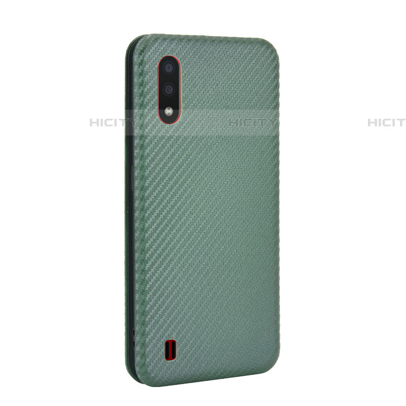 Funda de Cuero Cartera con Soporte Carcasa L06Z para Samsung Galaxy A01 SM-A015