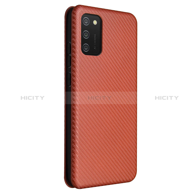 Funda de Cuero Cartera con Soporte Carcasa L06Z para Samsung Galaxy A02s