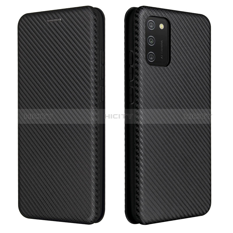 Funda de Cuero Cartera con Soporte Carcasa L06Z para Samsung Galaxy A02s