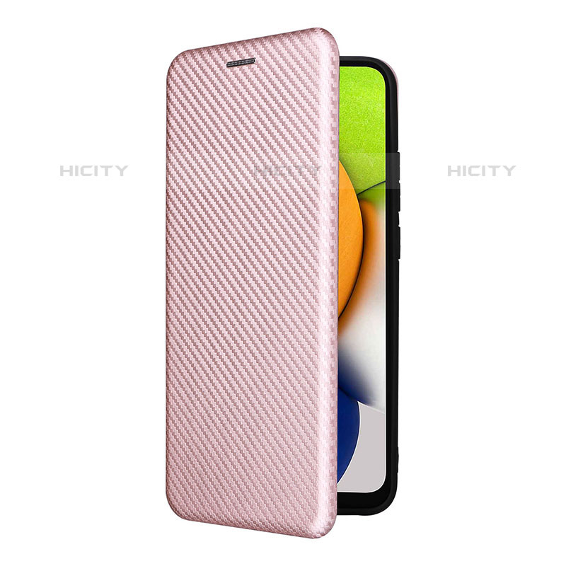 Funda de Cuero Cartera con Soporte Carcasa L06Z para Samsung Galaxy A03