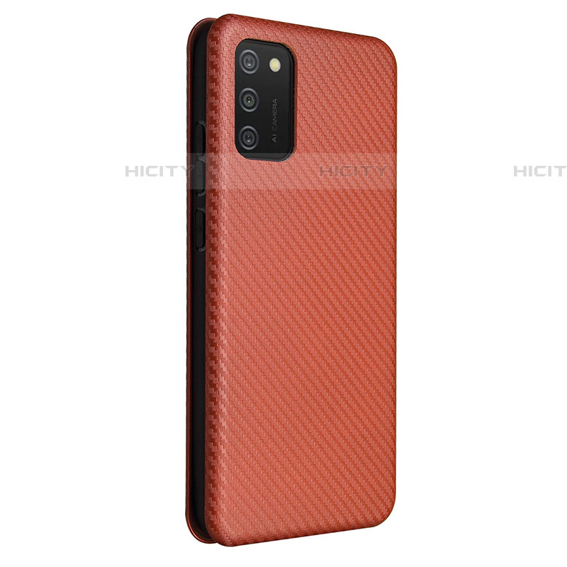 Funda de Cuero Cartera con Soporte Carcasa L06Z para Samsung Galaxy A03s