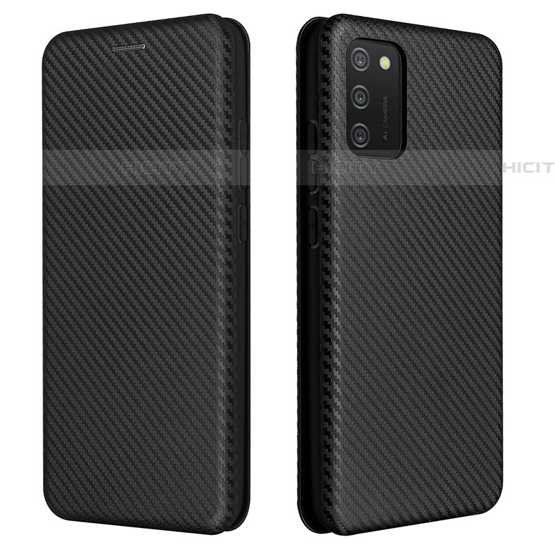 Funda de Cuero Cartera con Soporte Carcasa L06Z para Samsung Galaxy A03s