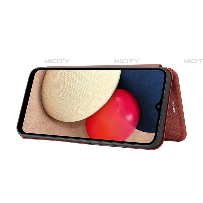 Funda de Cuero Cartera con Soporte Carcasa L06Z para Samsung Galaxy A03s