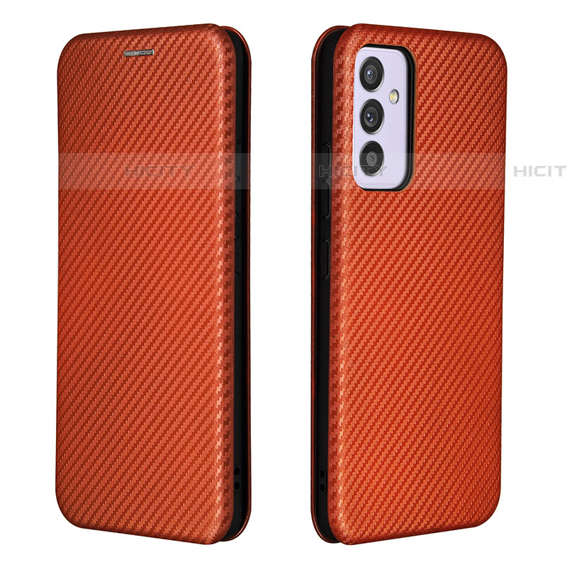 Funda de Cuero Cartera con Soporte Carcasa L06Z para Samsung Galaxy A05s Marron