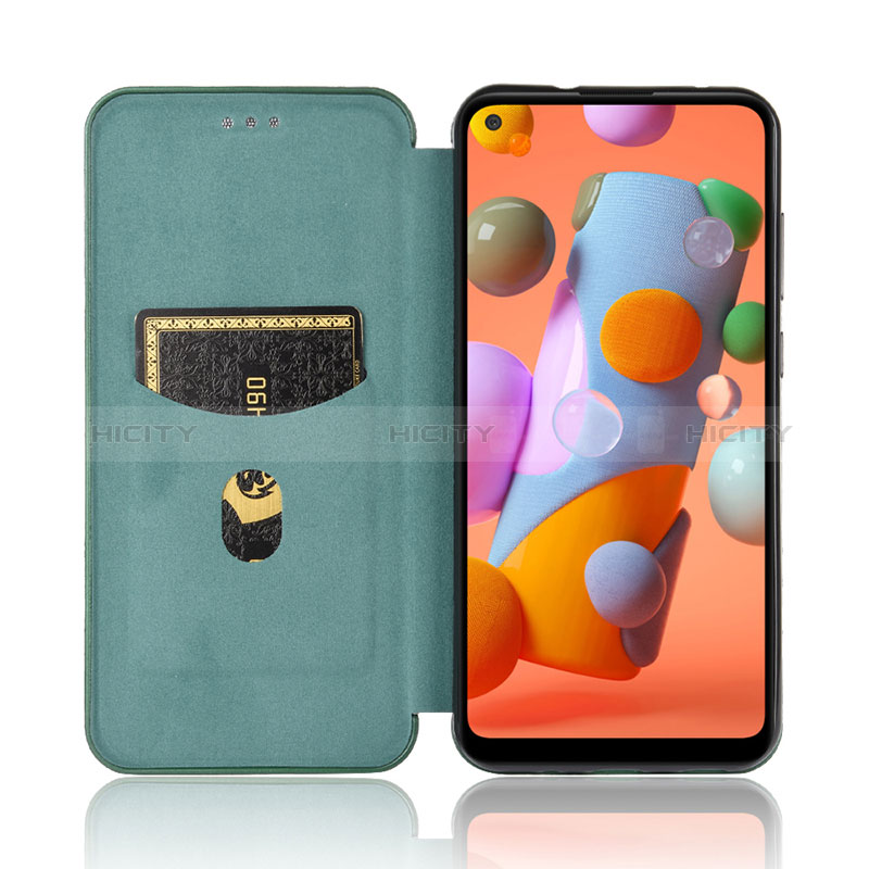 Funda de Cuero Cartera con Soporte Carcasa L06Z para Samsung Galaxy A11