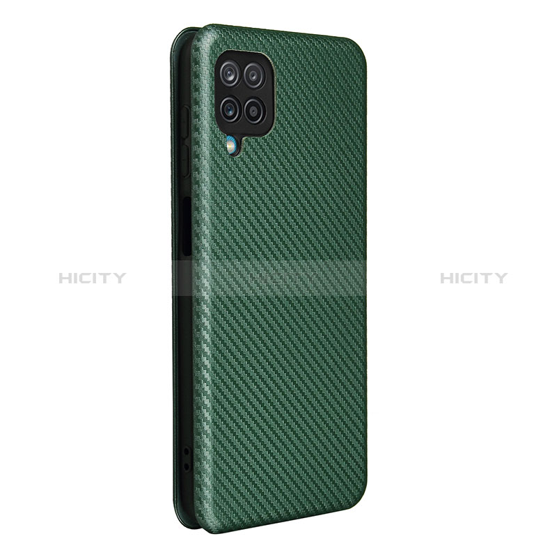 Funda de Cuero Cartera con Soporte Carcasa L06Z para Samsung Galaxy A12