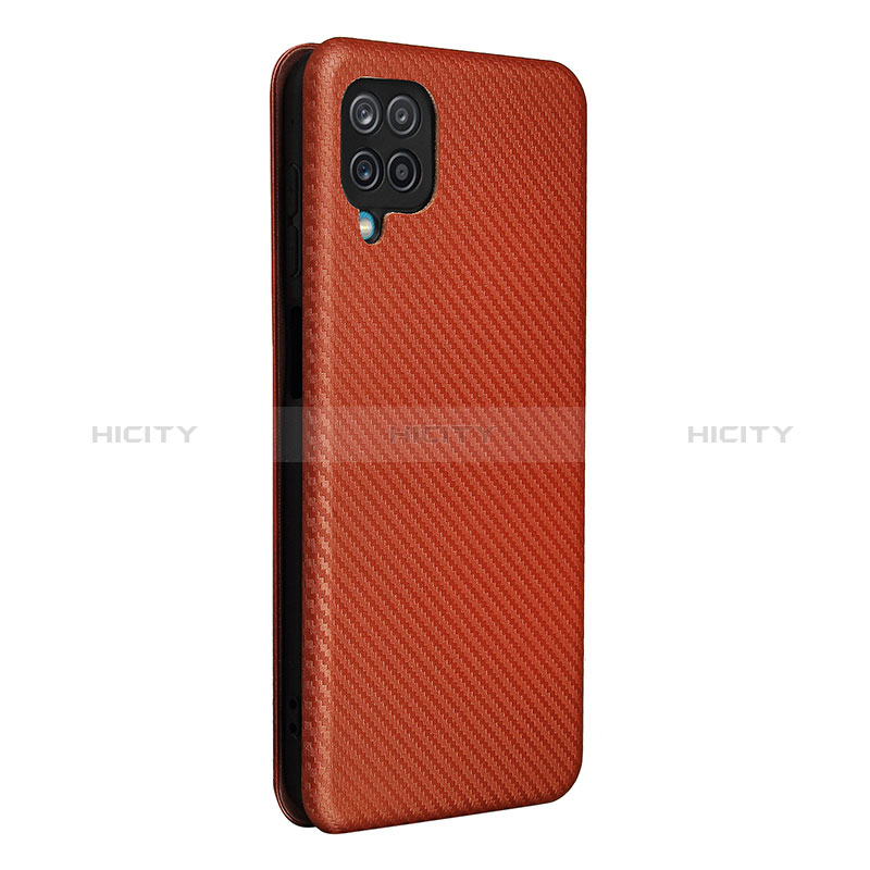 Funda de Cuero Cartera con Soporte Carcasa L06Z para Samsung Galaxy A12