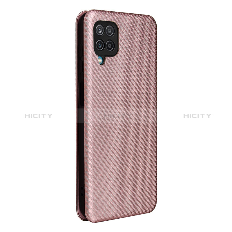 Funda de Cuero Cartera con Soporte Carcasa L06Z para Samsung Galaxy A12