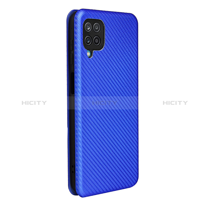 Funda de Cuero Cartera con Soporte Carcasa L06Z para Samsung Galaxy A12