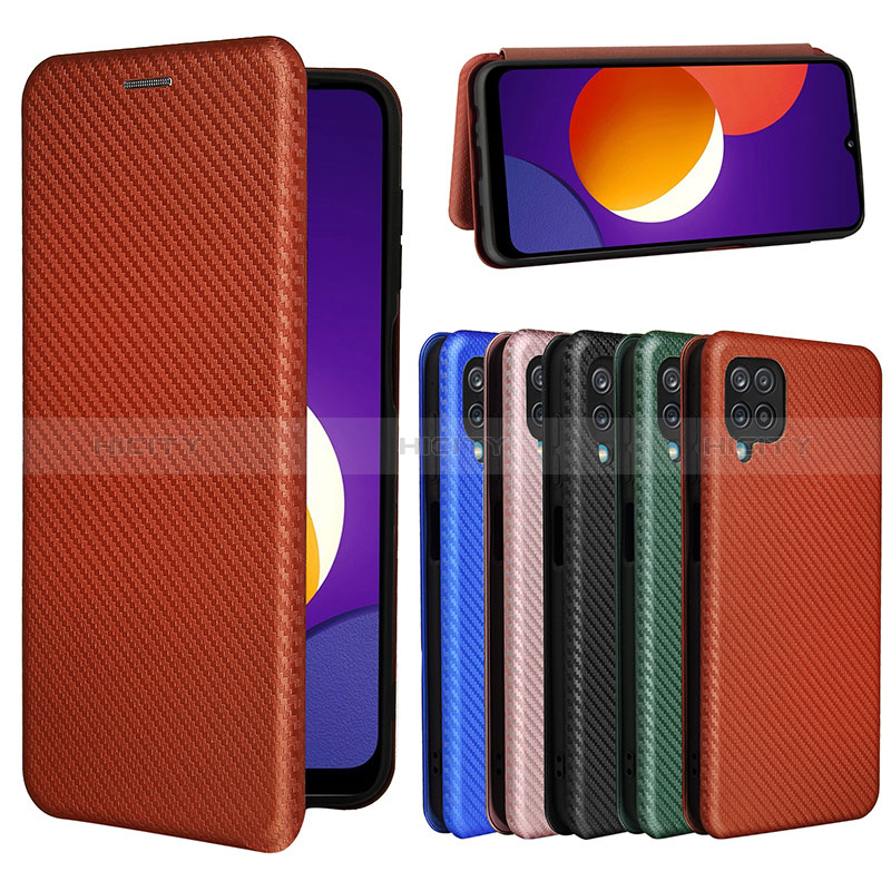 Funda de Cuero Cartera con Soporte Carcasa L06Z para Samsung Galaxy A12 Nacho