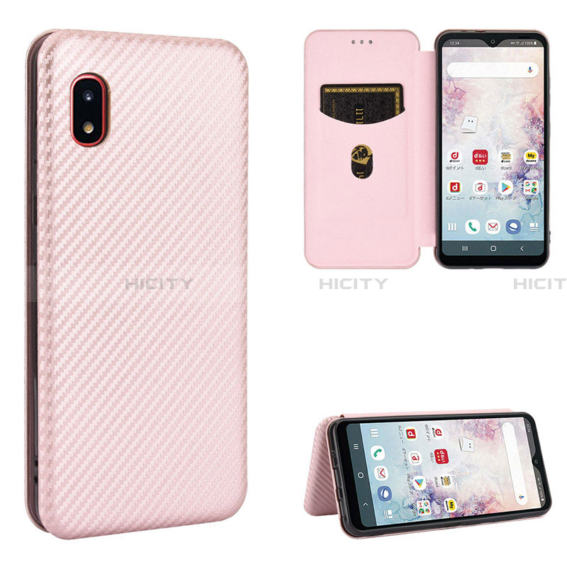 Funda de Cuero Cartera con Soporte Carcasa L06Z para Samsung Galaxy A20 SC-02M SCV46