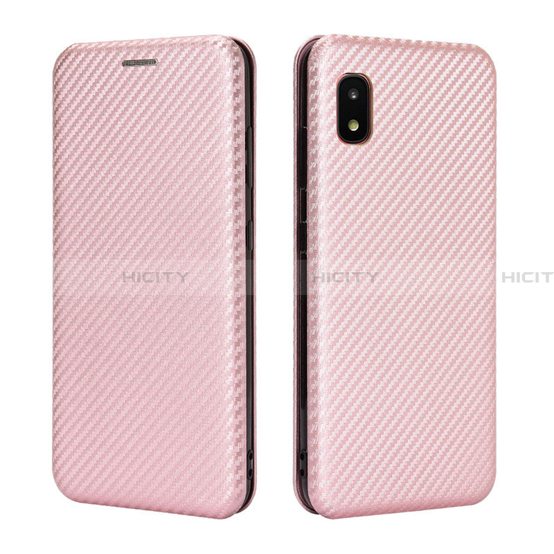 Funda de Cuero Cartera con Soporte Carcasa L06Z para Samsung Galaxy A21 SC-42A