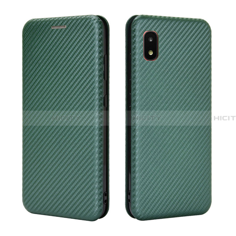 Funda de Cuero Cartera con Soporte Carcasa L06Z para Samsung Galaxy A21 SC-42A