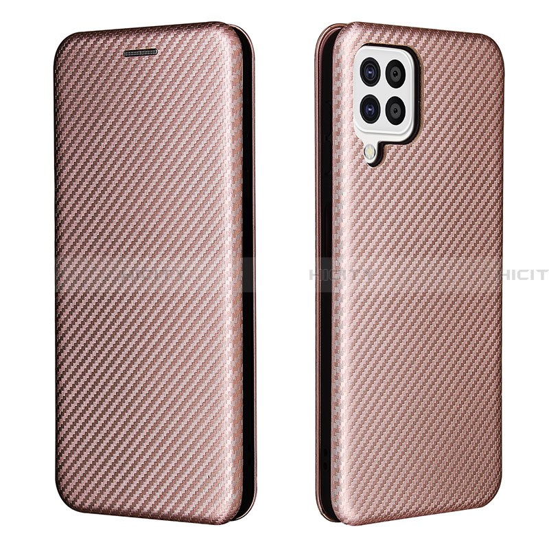 Funda de Cuero Cartera con Soporte Carcasa L06Z para Samsung Galaxy A22 4G