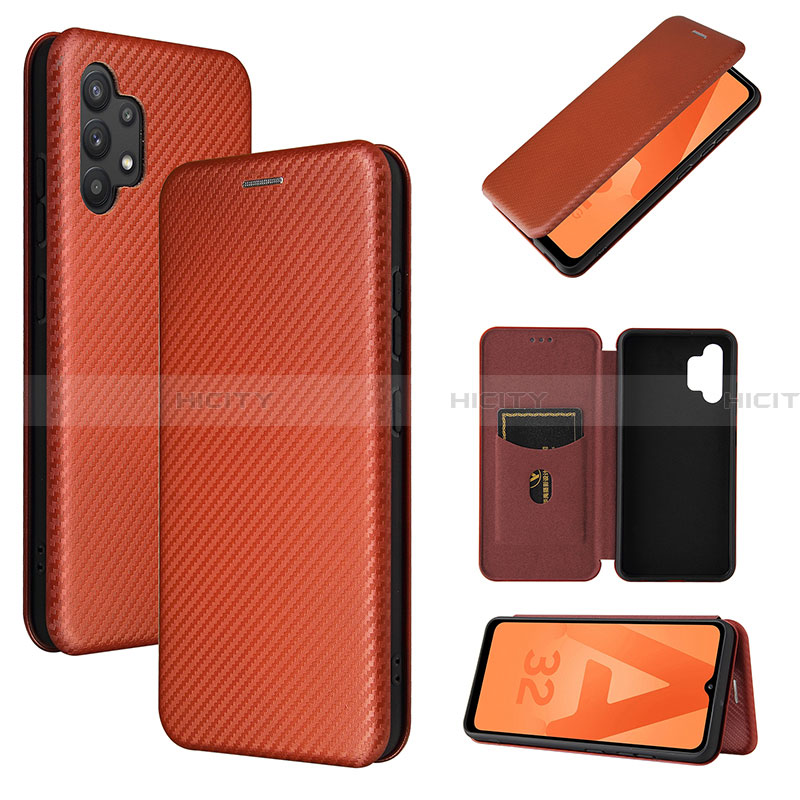 Funda de Cuero Cartera con Soporte Carcasa L06Z para Samsung Galaxy A32 5G