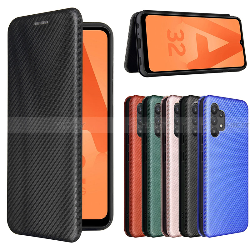 Funda de Cuero Cartera con Soporte Carcasa L06Z para Samsung Galaxy A32 5G