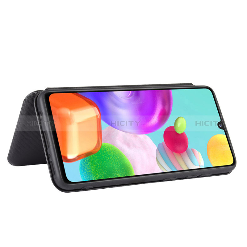 Funda de Cuero Cartera con Soporte Carcasa L06Z para Samsung Galaxy A41