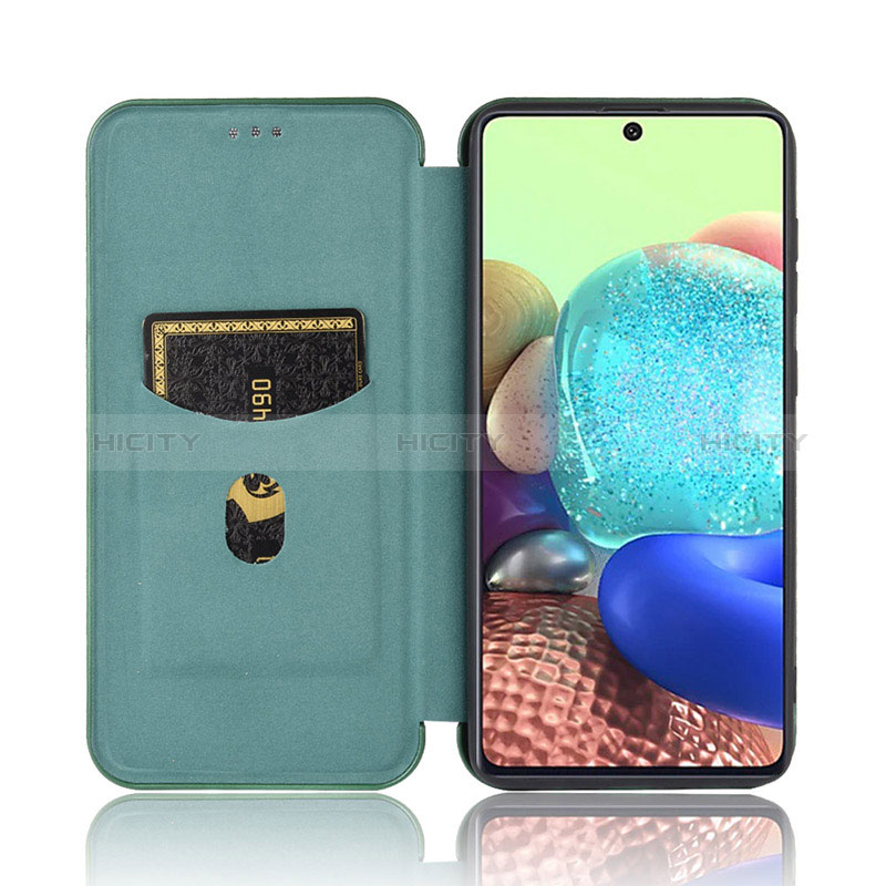 Funda de Cuero Cartera con Soporte Carcasa L06Z para Samsung Galaxy A71 4G A715