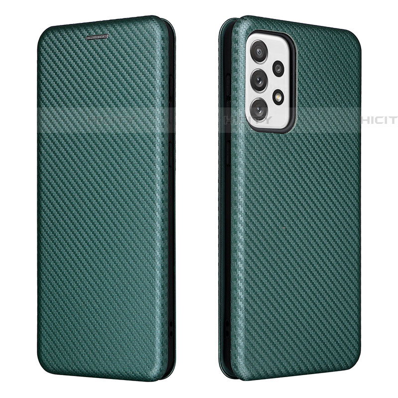 Funda de Cuero Cartera con Soporte Carcasa L06Z para Samsung Galaxy A73 5G