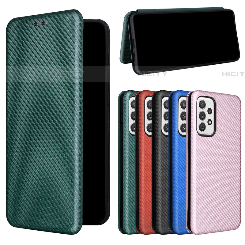 Funda de Cuero Cartera con Soporte Carcasa L06Z para Samsung Galaxy A73 5G